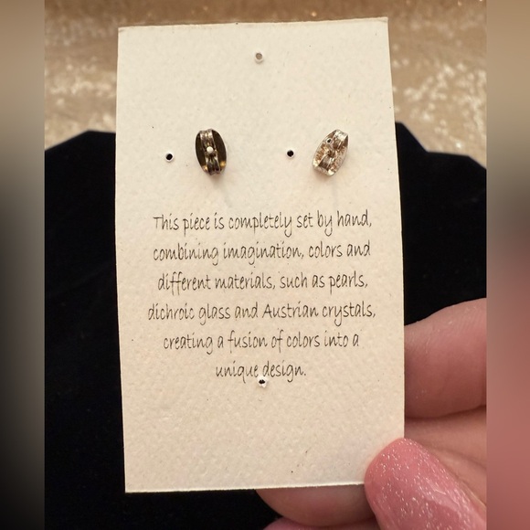 NWT Mosaico Austrian Crystal pendant necklace & earrings 💕💕 new line! 💕💕 - Picture 11 of 12